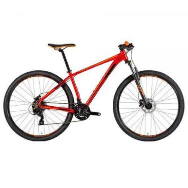 Imagem de Bicicleta Groove Hype 30 21v HD Vermelho/Laranja/Preto Quadro 17, Verm