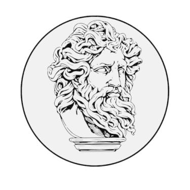 Imagem de Adesivo Decorativo Redondo, Tema Mitologia, 150mm (MT-375, BOPP, 150-MM)