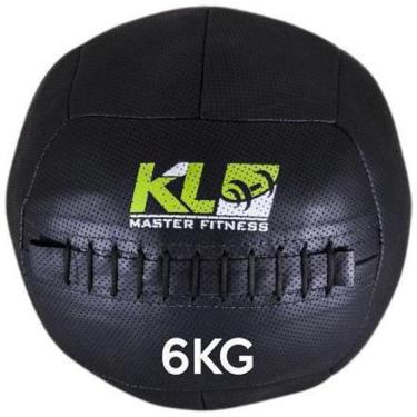Imagem de Wall Ball Couro Crossfit Funcional Medicine Ball 6 Kg 14 Lb