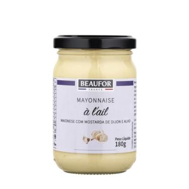 Imagem de Maionese Com Alho E Mostarda Dijon Beaufor Francesa 180g