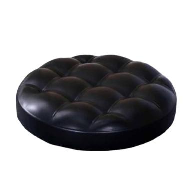 Imagem de Bothyi Almofada de assento de bar, peça de reposição, almofada de cadeira giratória, à prova d'água, acessórios para banco de bar, sala de jantar, Preto