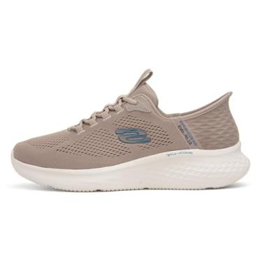 Imagem de Skechers Tênis masculino Skech-lite Pro Primebase Hands Free Slip-in, Marrom acinzentado, 42