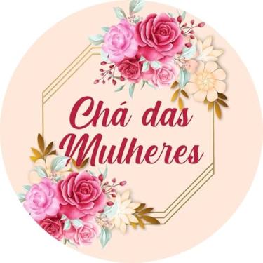 Imagem de Painel Festa Redondo C/Elastico 1,50m Chá das Mulheres (CHMULH011)