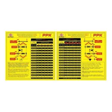 Imagem de Kit Adesivos - Tabela De Sementes Plantadeira Kuhn Metasa Pp - Spts