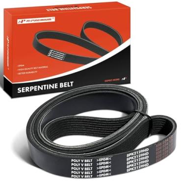 Imagem de A-Premium Correia de reposição serpentina para Ford F-600 F-700 1993-1994 F-750 F-800, 4.3L 5.9L 6.4L 7.2L Diesel