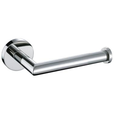 Imagem de Suporte de papel higiênico de aço inoxidável 304, suporte de parede para papel toalha, suporte de rolo com parafuso, prateleira dispensadora, acessórios para banheiro (cromo polido)