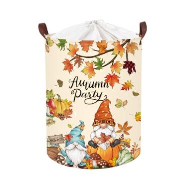 Imagem de HUUMONSS Cesta de armazenamento de bebê de outono de Ação de Graças Abóbora Folha de Bordo Roupas Dobráveis Cesto de Roupa Infantil Grande Meninos Meninas Caixa de Presente Caixa de Brinquedos para