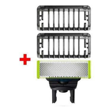 Imagem de Lamina Refil + 02 Pentes P/ Barbeador Oneblade Philips - One Blade, 3M