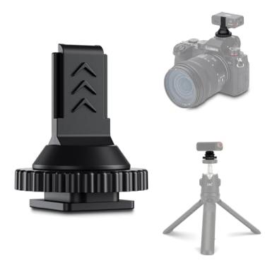 Imagem de JJC Adaptador De Sapata Fria Para Dji Mic 2 Com Parafuso 1/4", Compatível Câmeras Canon, Nikon E Sony, Tripé, Gaiola Vlog Gravação Vídeo