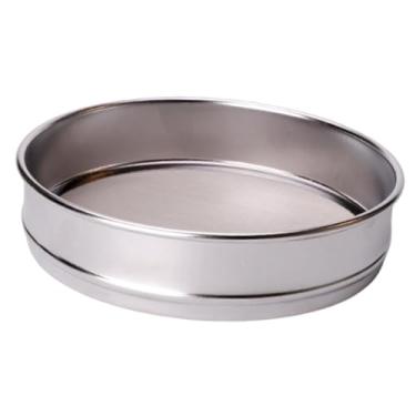 Imagem de IEUDNS Peneira de farinha de aço inoxidável, peneira de malha redonda, de farinha para assar pão, de teste de amostra multifuncional de 7,9 polegadas fina, Malha 80