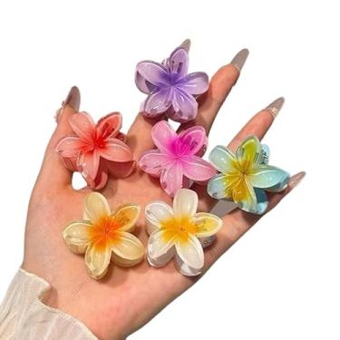 Imagem de Grampo piranha De Cabelo Flor De Feriado moda (tamanhos- 4cm-6cm-8cm)(1 piranha flor grande 8cm)