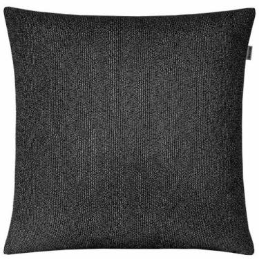 Imagem de Capa de Almofada em Jacquard Luxo Preto e Prata  43x43cm - Adomes