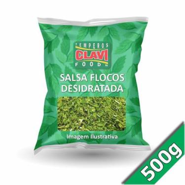 Imagem de Salsa Flocos Desidratada 500g - Para Diversos Pratos! - Clavi Temperos