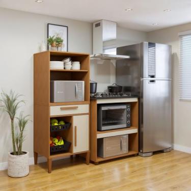 Imagem de Conjunto 2 Peças Fruteira com Nicho e Balcão 5 Bocas Vila Velha - Kaik