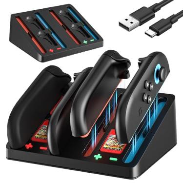 Imagem de GLDRAM Charger Dock for Switch 2 Joycon I - Lying Down Type