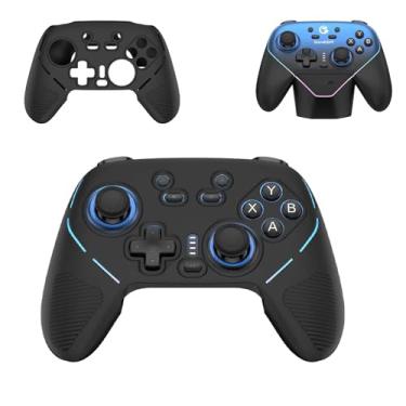 Imagem de Capa para GameSir Super Nova, capa protetora de silicone NOUKAJU à prova de quedas, arranhões, à prova de choque, capa protetora para controle de jogos GameSir Super Nova (preto)