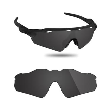 Imagem de Fiskr Lentes de reposição para óculos de sol Oakley Radar EV Path, Preto, Standard