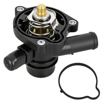 Imagem de Nilight Conjunto de carcaça de termostato compatível com Chevy Cruze 2011-2016 Sonic 2012-2020 Trax 2013-2021 Buick Encore 2013-2020 Carcaça do termostato de refrigeração do motor para carro 902-808
