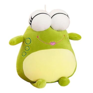 Imagem de 30cm pelúcia bebê brinquedo empalhado sapo dormindo travesseiro brinquedo e decoração