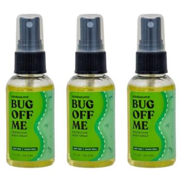 Imagem de DERMAGLOVE Kit de viagem Bug Off Me – Spray protetor corporal repelente de insetos – 2 ml (pacote com 3)