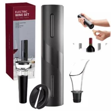 Imagem de Abridor Vinho Luxo Automático Elétrico Saca Rolha Adega - Eletric Wine