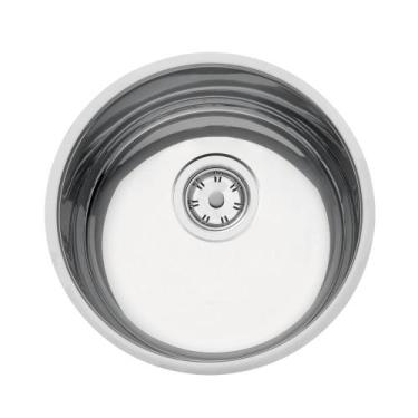 Imagem de Cuba de embutir Tramontina Luna 30 BL Inox Polido Ø 30cm