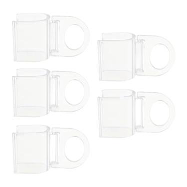 Imagem de MotiveTech 5 Peças de Prendedores de Cortina em Formato de U, Clipes para Pendurar Cortinas, Grampos de Elevação, Clipes para Persianas Domésticas para Janelas