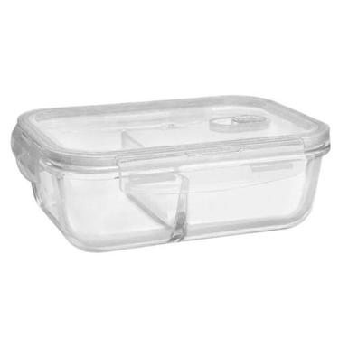 Imagem de Pote de Vidro Hermético Mimo Style 1000 ml com Divisória