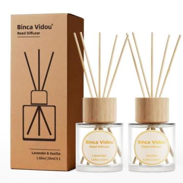 Imagem de Conjunto de difusores Reed Binca Vidou Lavanda e Baunilha 50mL x 2