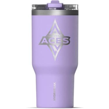 Imagem de Hydrapeak x Copo Las Vegas Aces oficialmente licenciado pela WNBA de 740 ml com tampa de canudo e gole, adequado para copos, copo isolado à prova de vazamento