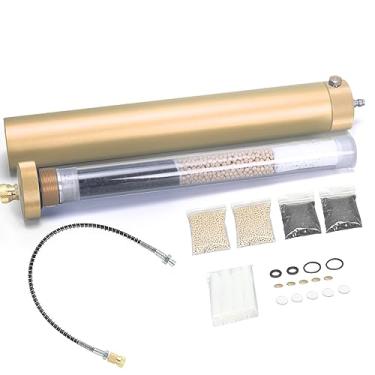 Imagem de suweisua Filtro Secador De Compressor Ar Pcp 4500 Psi 30 Mpa, Bomba Alta Pressão, Separador Óleo E Água Para Rifles, Armas, Cilindros Mergulho, Tanque, Com Conector Engate Rápido, Substituição Filtr