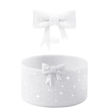 Imagem de Oddyami Conjunto de acessórios de copo para Stanley, incluindo lindos bonés de cobertura de palha com laço de 10 mm, protetores de palha reutilizáveis de silicone para Stanley Quencher H2.0 Tumbler 30