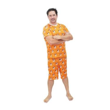 Imagem de Pijama Masculino Curto Divertido Au-Au - Alegria de Montar, P
