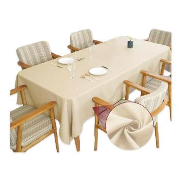 Imagem de Toalha de Mesa 10 Lugares Tecido Rústico Premium - Armazem do Enxoval,