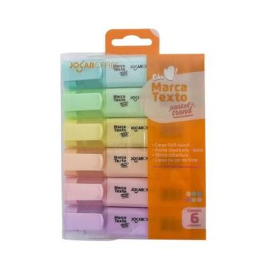 Imagem de Marca Texto Cores Pastel Trend 6 Cores Jocar Office - Leonora
