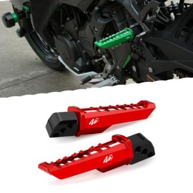 Imagem de Super Vici Apoio Para Os Pés De Motocicleta Com Rotação 360°, Adequado Ka. Wasaki Ninja 400 2018-2023, 500 2024, 650 2017-2023, Zx6R Zx10R Ninja1000 Sx, Do Passageiro, Pedal,