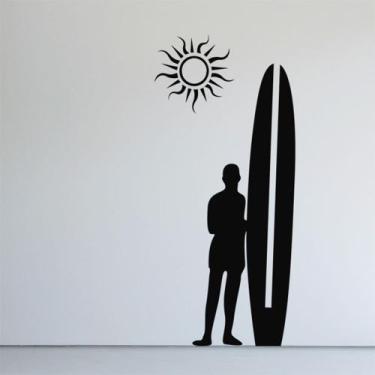 Imagem de Adesivo de Parede - Longboard - 154esp - Allodi