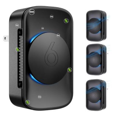 Imagem de iDiskk [Pacote com 4] Purificador de ar para casa, ionizadores de ar silenciosos de íons negativos plug-in para quarto, escritório, cozinha, mini odor de purificador de ar portátil com luz noturna