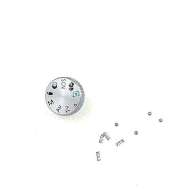 Imagem de Para Canon EOS R50 Mode Dial Function Dial Top Cover com esfera de aço mola prata capa