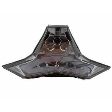 Imagem de TOPZONE Adequado para Kawasaki 2016-2020 ZX1000 Ninjia ZX10R/ABS/KRT;; Luz traseira de freio da lâmpada traseira + conjunto de combinação de idicador de seta integrado (moke)