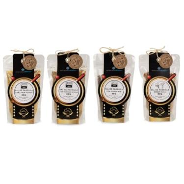 Imagem de Kit Sal de Parrilla Aromático Inteligente Primme, 4 Sabores BBQ, 1,6 kg Total