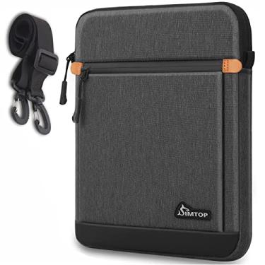 Imagem de Capa para tablet de 12,9 a 13 polegadas, compatível com iPad Pro de 13 polegadas/12,9 polegadas, Galaxy Tab S9 FE+ 12,4/S9 FE 10,9, zíperes YKK, alça removível, alça oculta