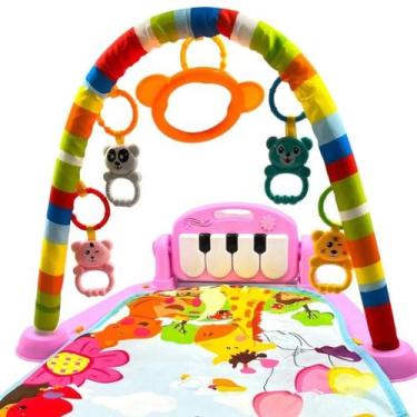Imagem de Tapete Musical Infantil Piano Com Brinquedos Presente Dia Das Crianças
