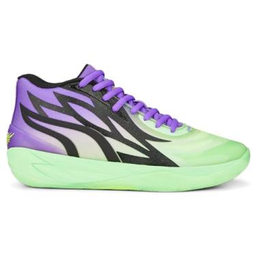Imagem de PUMA Tênis de basquete masculino R&M X Mb.02 - Verde, Verde, 12 US