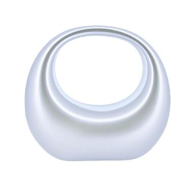 Imagem de Vooo4cc Bolsas para noite formal acrílico lua clutch bolsas elegantes festa bnquet bolsa de mão para mulheres, Prata, One Size