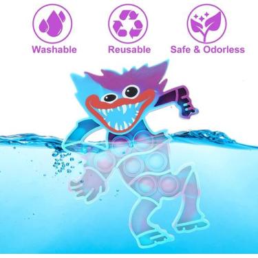 Imagem de 3 Pack Poppy Playtime Huggy Wuggy Pop It Fidget Toys, Push - HUOGUO