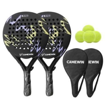 Imagem de Conjunto de remo de praia Gamewin Carbon Fiber com acessórios, 2 peças
