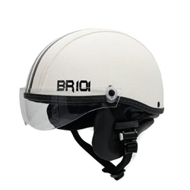Imagem de Capacete Coquinho Scooter Elétrica Bike Skate Patinete BR 101 Premium Viseira Cristal (Branco, PP - VESTE 53/54)
