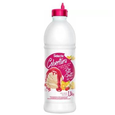 Imagem de Cobertura para Sorvete e Açai Sabor Tutti Frutti 1.3kg Selecta