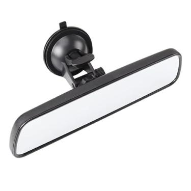 Imagem de Espelho retrovisor de carro HD Espelhos brancos para teste de direção, espelho de examinador para alunos, espelhos de instrutor de direção para carros/SUVs/caminhões (preto, 9,76"/248 mm)